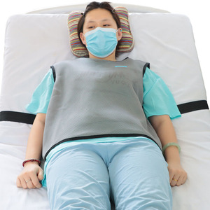 Gilet de contention gris, grande taille, soutien lombaire droit pour lit, avec sangles fixes, empêche les chutes et le retournement, sûr - Product Image 1