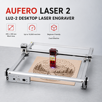 Graveur laser Aufero AL2 10W avec tête laser LU2-10A, découpeuse laser DIY pour la gravure sur bois, acrylique et cuir