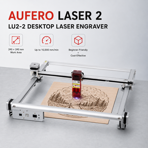 Grabador Láser <span class=keywords><strong>Aufero</strong></span> AL2 de 10W con Cabezal Láser LU2-10A, Cortador Láser DIY para Grabado en Madera, Acrílico y Cuero - Product Image 1