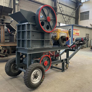 Diesel Mobile <span class=keywords><strong>Pe</strong></span>-220 * 350 Backen brecher Kalkstein Golderz Steinbrecher mit Entladung förderband - Product Image 2