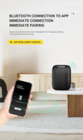 Diffuseur d'huiles essentielles sans eau écologique USB en gros, contrôlé par application, grande capacité, mural, sans fil