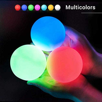 Orbes décoratives LED RGB étanches IP68 de 3 pouces avec télécommande, portée jusqu'à 1000 m, éclairage pour festivals de musique et fêtes
