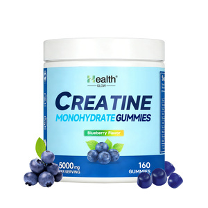 OEM <b>Creatine</b> Gummies Blue Raspberry Flavor 5000mg Muscle Mass Power Output Gym Endurance Performance Non-GMO Vegan Sugar Free - Product Image 1