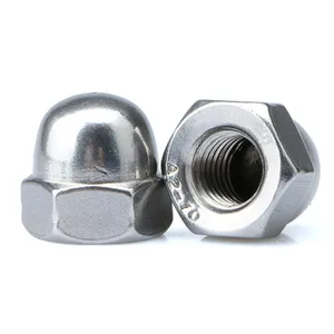 304 Stainless Steel Cap Nut Decorative Nut Integrated Semi-Circular Ball Head Nut Processing And Customization