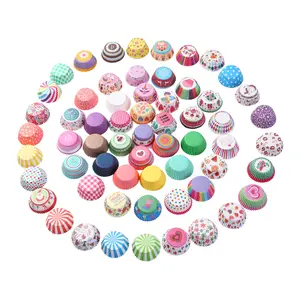 Disposable Colorful Muffin Cake Liners Baking Cupcake Paper Cups