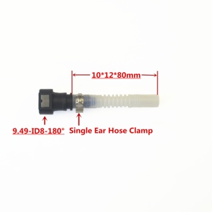Tuyau droit Flexible ondulé pour pompe à <span class=keywords><strong>carburant</strong></span>, Long Module d'assemblage de 3/8 ", livraison gratuite - Product Image 4