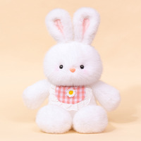 Jouet animal en peluche mignon pour enfants, décoration en peluche douce avec nœud, matériau en peluche super doux, couette en maille de remplissage en coton PP