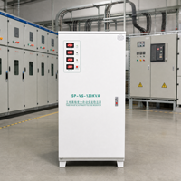 Stabilisateur de tension triphasé haute performance 120 kVA 380 V, régulateur de puissance automatique pour équipements miniers et de construction