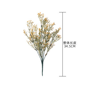 Bouquet de fleurs artificielles CallaFloral bleu et rose rouge en plastique, plante décorative d'intérieur, fournitures de mariage - Product Image 4