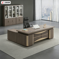 Scrivania Direzionale a L JIUSHUN per CEO, Manager, Uso Ufficio, Tavolo da Lavoro Durevole e Lussuoso Personalizzabile