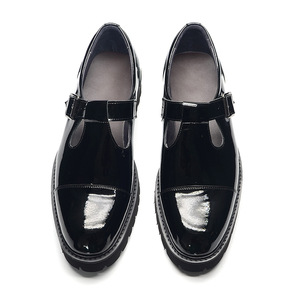 Chaussures en cuir pour hommes de haute qualité, confortables et antidérapantes, design à semelle plate, idéales pour la marche estivale, le sport et les tenues décontractées - Product Image 3