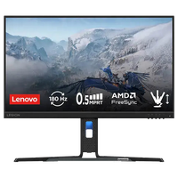 Nouvel écran de jeu Lenovo Legion R24e FHD 23,8 pouces 1920x1080 IPS 16:9 WLED 180Hz 0,5ms FreeSync Esports pour PC de bureau