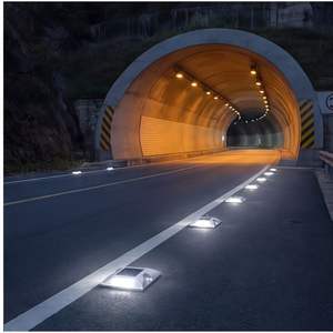 Marcador de Pavimento Reflectante de Aluminio Fundido a Presión, Resistente al Agua, con LED Solar, para Señalización de Carreteras - Product Image 2