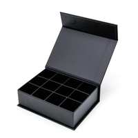 Boîte de chocolats artisanaux de luxe personnalisée, boîte à bonbons en chocolat, séparateur en plastique magnétique, en forme de dôme, 6, 12, 24, 36 pièces, emballage cadeau en chocolat