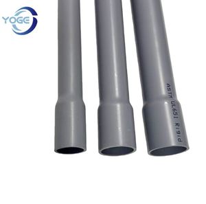 電気コンジットYOGE U Lリスト5in PVCスケジュール40/スケジュール80高圧UV耐性ライトグレー - Product Image 1