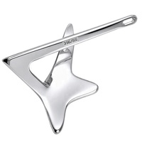 Acier inoxydable 316 Marine Bruce Boat Ancre 13kg Ancres à griffes Ancrage Navire Kayak Dinghy Yacht Bateau Matériel Accessoires