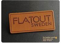 Étiquettes en cuir PU personnalisées, imitation cuir, logo imprimé en relief, pour jeans, chapeaux, sacs, accessoires de vêtements sur mesure