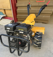 Haute efficacité facile à utiliser tracteur à main à quatre roues triller mini motoculteur électrique désherbeur électrique motoculteur rotatif