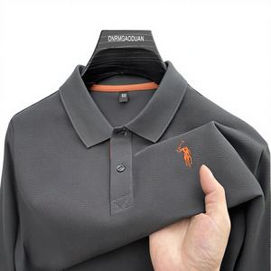 Camiseta de Manga Corta para Hombre, 100% Algodón Jersey, con Logotipo Personalizado Bordado, Secado Rápido, Transpirable, Estilo Clásico Casual de Verano - Product Image 1