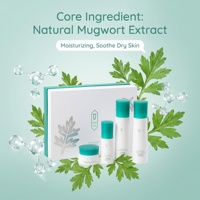 Coffret de Soins à l'Extrait d'Armoise Naturelle – Extraction Liquide-Solide Apaisante, Hydratante et Réparatrice pour le Visage