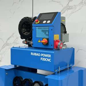 Máquina de Prensado y Corte de Mangueras Hidráulicas con Motor Controlado por PLC RUIBAO, Cojinete de Motor, Control Remoto, 3kW, Multivoltaje, 2-6 Pulgadas - Product Image 2