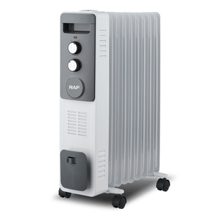 Radiador de Aceite RAF de 2400W con Niveles de Calefacción Ajustables, Estructura de Bajo Ruido, Rendimiento y Calor Seguro, Radiador Eléctrico Portátil RAF - Product Image 1