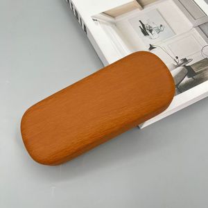 Fabrika toptan özel Logo sert koruyucu kılıf için optik güneş gözlüğü gözlük ahşap tahıl PU deri kağıt kutuları - Product Image 4
