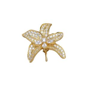 Colgante de Estrella de Mar de Plata S925 Wenchi, Cadena de 12-14 mm, Base Vacía para Perlas DIY 14039, Accesorio para Cuentas de 4 mm, Colgante Elegante para el Cuello - Product Image 4