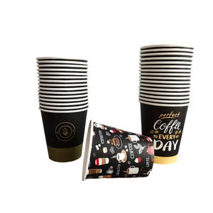 Gobelets à café en carton jetables et recyclables personnalisés de 3 oz, 4 oz, 6 oz, 7 oz, 8 oz avec couvercles – Vente en gros - Product Image 6