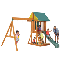 Équipement de terrain de jeux extérieur pour enfants : toboggan, mur d'escalade, balançoire, parcours d'aventure, ensemble de jeux en plastique pour maternelle et école