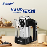 Batteur à œufs et à lait électrique Sonifer SF-7023, moteur en cuivre 220V 500W, multi-vitesses, robuste, pour la cuisine