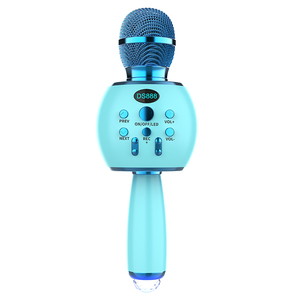 DS888 ไมโครโฟนไร้สายแบบมือถือ KTV สเตอริโอ USB เครื่องเล่นบลูทูธ - Product Image 5
