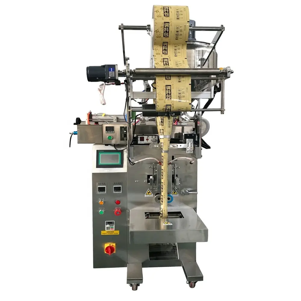 Automatic packaging machine for shampoo sachets packing
