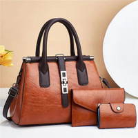 Produits tendance : Sac à bandoulière pour femme, sac à main 3 en 1, sac fourre-tout imperméable pour femme avec portefeuille