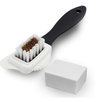 Kit d'entretien de chaussures naturel 150ML breveté nettoyant de baskets en toile de sport blanche avec mousse et chiffon pour le nettoyage et l'entretien des chaussures