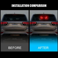 Nouvelles bandes lumineuses LED pour la lunette arrière de voiture Avalon, panneau lumineux, prise B, affichage sur le pare-brise, yeux de démon, lampes décoratives