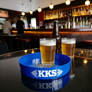 Bandeja de Bar de Plástico Resistente con Logotipo Personalizado, Antideslizante, Apta para Alimentos, con Asas para Cerveza, Vino, Vasos, Botellas, <span class=keywords><strong>Pub</strong></span> - Product Image 3