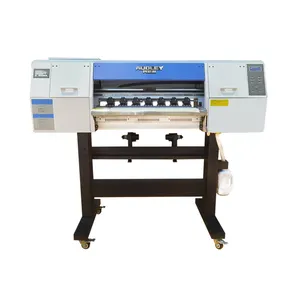Audley mesin cetak vinil transfer mesin digital layanan terbaik dtf 60 cm A1 i3200 dtf mesin cetak dengan mesin pengocok bubuk