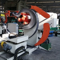 11000lbs 44000lbs Dérouleur Hydraulique 5t 20t Capacité Dérouleur de Bobines d'Acier