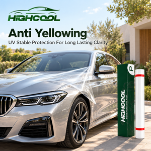 HIGHCOOL Film de protection de peinture TPU haute clarté transparent auto-réparateur pour la protection de la surface de la carrosserie automobile - Product Image 1