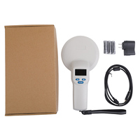 Lector portátil de etiquetas para orejas, distancia de lectura de 10-30cm, 134,2 KHZ, LF RFID, mascotas, Microchip de vidrio, oveja, cerdo, ganado