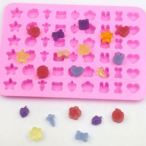 Moule en silicone pour glaçons en forme de fruits et d'animaux, 54 cavités, avec logo personnalisé, pour chocolat, bonbons en résine, OEM/ODM - Product Image 1