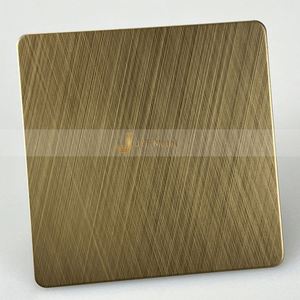 Plaque en acier inoxydable LL191, finition brossée anti-traces de doigts, revêtement PVD bronze 316L, pour ustensiles de cuisine, norme ASTM, 0,5-3,0 mm - Product Image 4