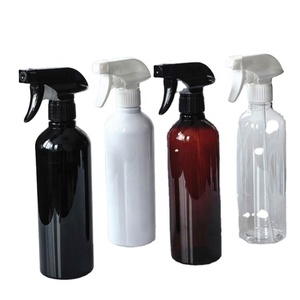 Wholesale <b>Empty</b> Plastic Cosmetic <b>Bottles</b> 500ml Luxury Pet Trigger <b>Spray</b> <b>Bottle</b> Round Shoulder Mouse <b>Spray</b> Head - Product Image 1