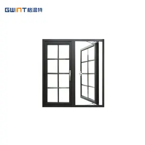 GWINT 열 차단 알루미늄 프로필 틸트 턴 윈도우 알루미늄 여닫이 창 핫 세일 고성능 유리 창