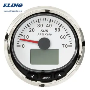 عداد سرعة القارب KUS 85 ملم NMEA2000، مقياس دورات المحرك، درجة حرارة سائل التبريد، ساعات تشغيل المحرك، ضغط الزيت، معدل الوقود، خزان الوقود - Product Image 1