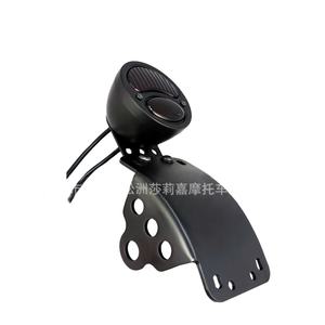 Soporte de matrícula para motocicleta Harley retro, soporte de luz trasera <span class=keywords><strong>lateral</strong></span>, lámpara de freno, soporte de matrícula general - Product Image 1