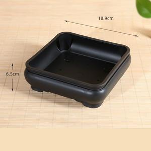 Pots de bonsaï carrés en <span class=keywords><strong>plastique</strong></span> de conception classique de 18.9cm pour cactus et arbre succulents - Product Image 5