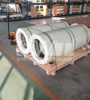 Panneau composite renforcé de fibre de verre GRP FRP Gel Coat Caravan Fiberglass Camper RV Refrigerated Truck Roll