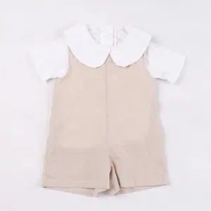 children's clothing Casual Sets Jumpsuits With White cotton Shirts fashions summer 2 pcs kids clothing kids fashionable clothes